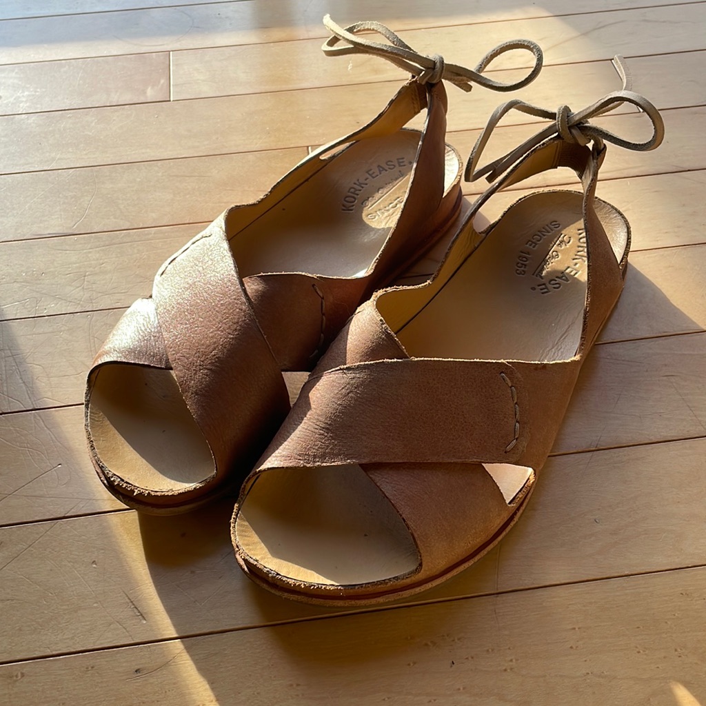 Kork-Ease Brown Leather Sandal